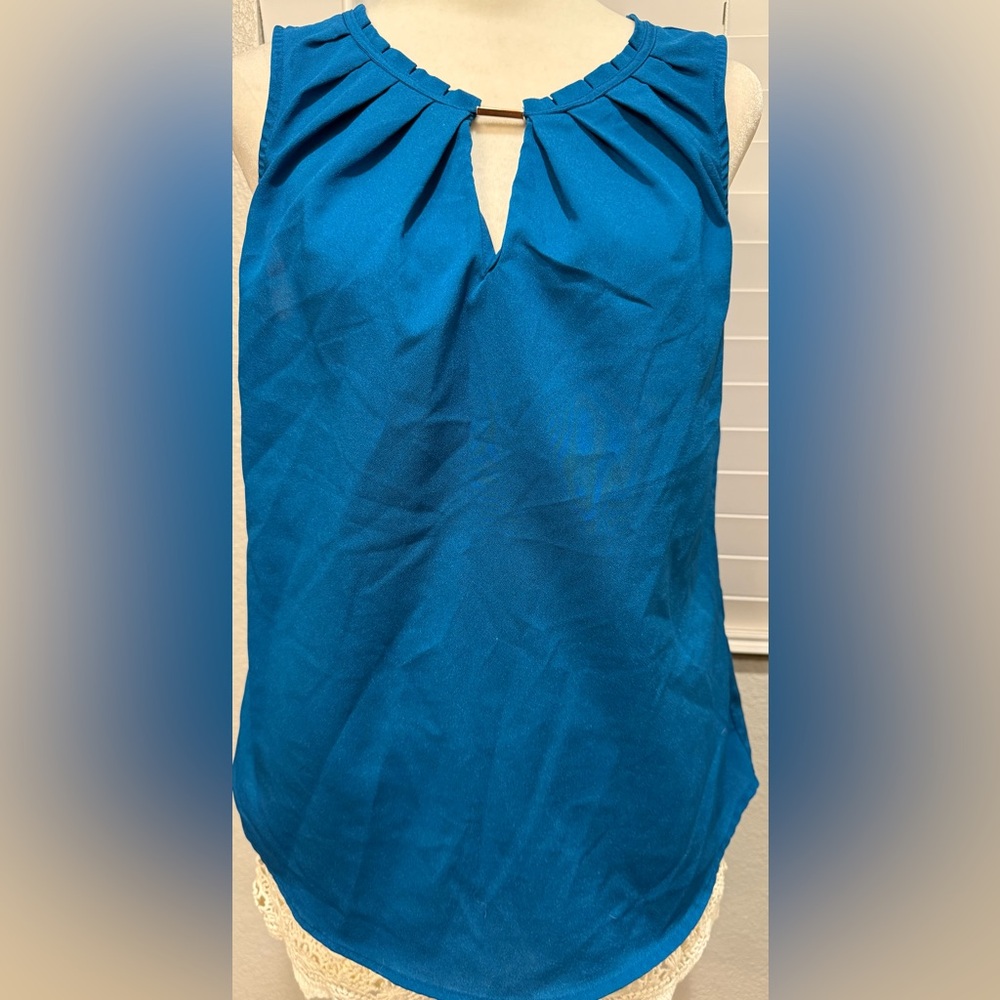 New York & Company Vibrant Blue Women's Skirt